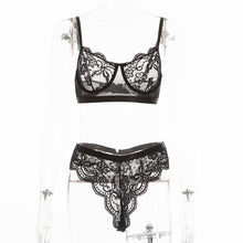 Fashion Lace Gather Sexy Lingerie Female Suit