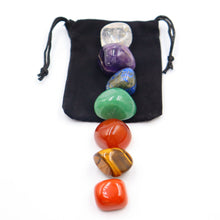 Yoga energy stone seven color crystal original stone seven color chakra stone natural stone original stone prayer spirit idea stone