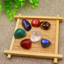 Yoga energy stone seven color crystal original stone seven color chakra stone natural stone original stone prayer spirit idea stone