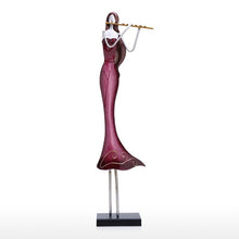 Woman Abstract Ornament Saxophone Violin Flute