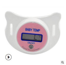 Baby pacifier digital thermometer