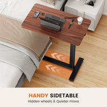 Adjustable Mobile Bed Table, Computer Desk, Mobile Standing Table