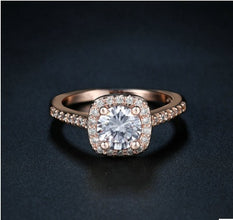 Luxury Silver Engagement Ring