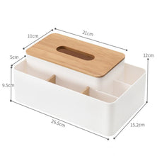 Remote control coffee table storage box tissue box