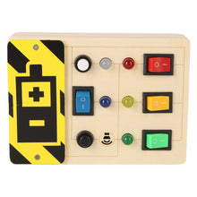 Kids LED Switch Learning Sensory Toy Improve Coordination Educational Light Switch Sensory Board