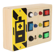 Kids LED Switch Learning Sensory Toy Improve Coordination Educational Light Switch Sensory Board