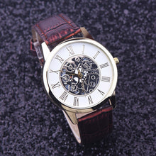 Korean version of the retro casual quartz watch watch men's waterproof watch hollow non-mechanical watch