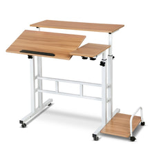 Mobile Computer Lifting Foldable Standing Desk Bedroom Bedside Desk Single Small Table