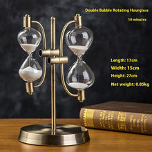 Creative Wooden Hourglass Timer 15 Minutes Desk Study Room Decoration