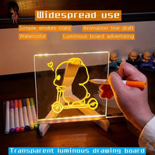 Acrylic Creative Desk Lamp Writing Light Board