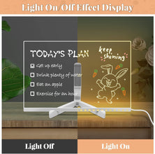 Acrylic Creative Desk Lamp Writing Light Board