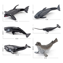 12PCS Mini Sea Toys for Kids Plastic Sea Animals Figurines Simulation Ocean Animals Model Decoration