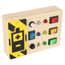 Kids LED Switch Learning Sensory Toy Improve Coordination Educational Light Switch Sensory Board