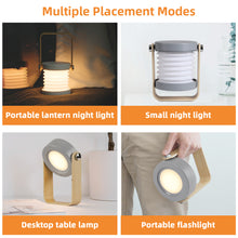 Camping Light Lantern Light Night Light Telescopic Led Table Lamp Folding Usb Light 3d Creative Product Portable Light