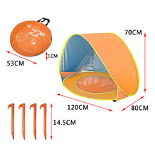 New Kids Beach Shade Splash Tent