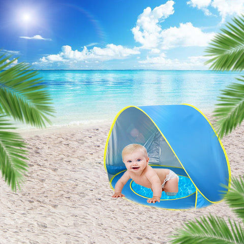 New Kids Beach Shade Splash Tent