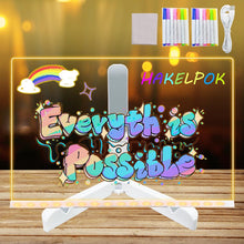 Acrylic Creative Desk Lamp Writing Light Board