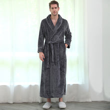 Winter Women Night Gown Couple Robe Men Bathrobe