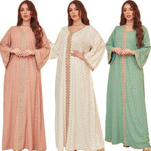 European And American Women's Bronze Muslim Dubai Robe