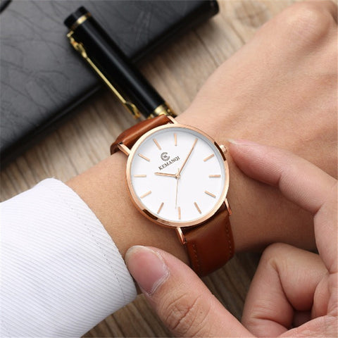 New Men's High Quality Simple Casual Thin Fashion Watch