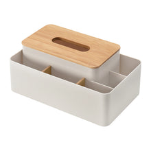 Remote control coffee table storage box tissue box