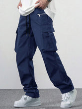 Loose Multi-pocket Casual Men's Overalls