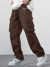 Loose Multi-pocket Casual Men's Overalls