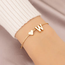 Bracelet Love Heart English Letter Personality Ornament Simple