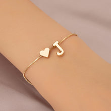 Bracelet Love Heart English Letter Personality Ornament Simple