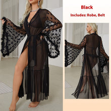 Mesh Lingerie Cardigan Home Outerwear Gown