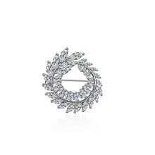 Korea Luxury Atmosphere Zircon Brooch