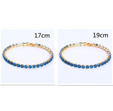 Cubic Zirconia Tennis Bracelets Iced Out Chain Crystal Bracelet Women Men Gold Bracelet Jewelry