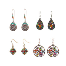 Metal Alloy Earrings Ethnic Style Geometric Earrings For Women