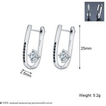 Simple All-matching Graceful Design U-shaped Earrings