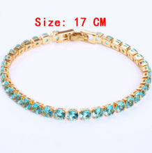 Cubic Zirconia Tennis Bracelets Iced Out Chain Crystal Bracelet Women Men Gold Bracelet Jewelry