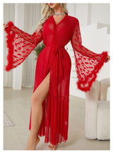 Mesh Lingerie Cardigan Home Outerwear Gown