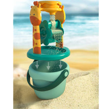 Beach Sand Toys Set with Water Wheel Dump Truck Bucket Shovels Rakes Watering Can Molds Outdoor Tool Kit for Kids Toddlers Boys and Girls