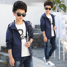 Boy Long Sleeve Trench Coat Kids' Overcoat