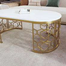 Oval Shaped Coffee Table