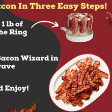 Microwave Bacon Cooker – Reduces Fat by 40% | Crispy, Healthy Bacon in Minutes | Ideal for Meal Prep in Kitchen or Dorm